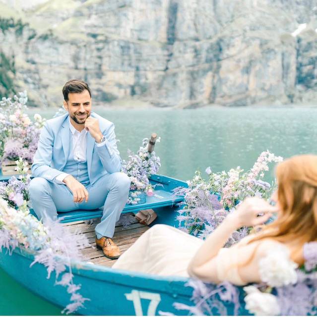 Costume Bleu Ciel 3 pièces pour Homme à Lyon